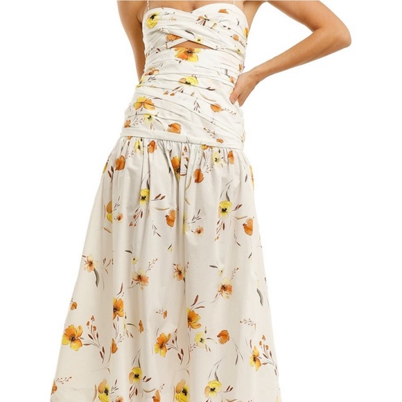 BEC & BRIDGE STRAPLESS MIDI DRESS - Picture 2 of 9